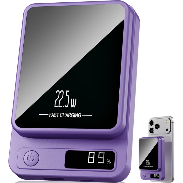 スマホアクセサリー Wireless Powerbank 10,000mAh chicarygo Wireless Power Bank, 10000mAh, Magnetic Fast Charging
