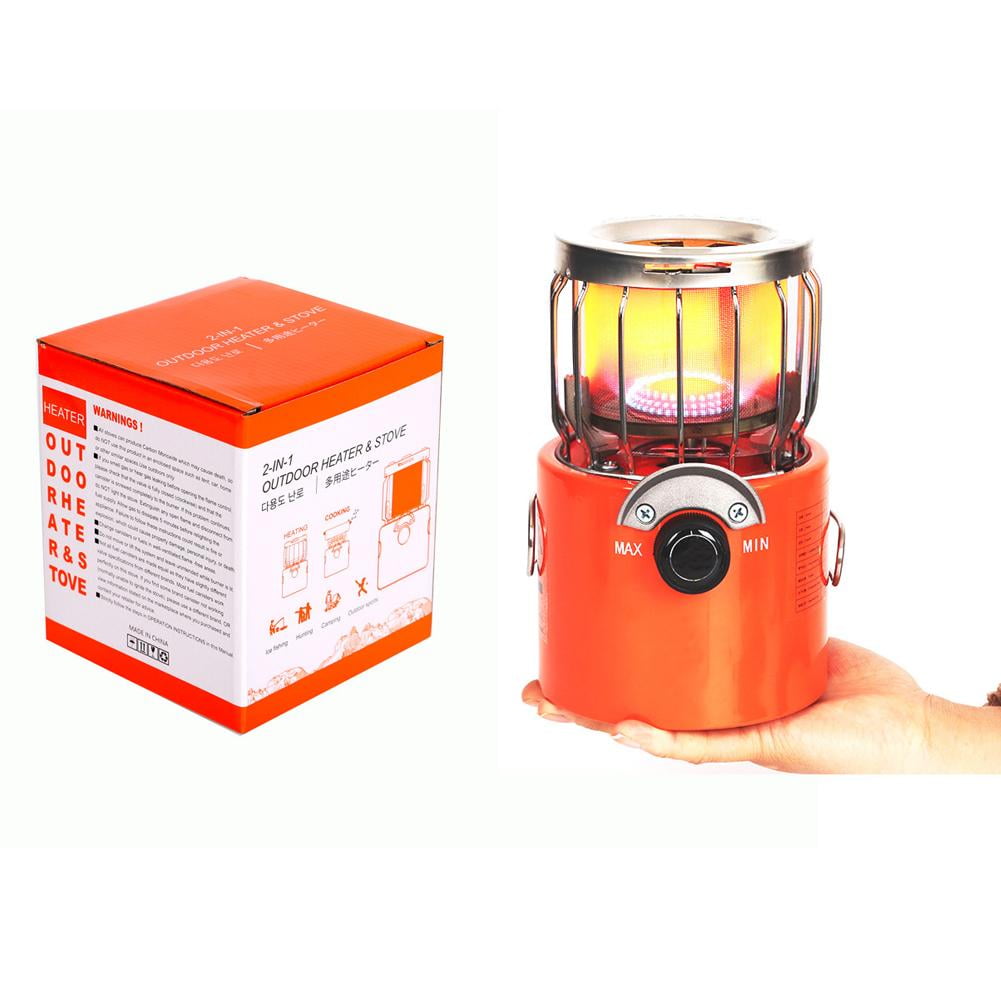 2 in 1 Portable Propane Heater Stove,Camping Heater for Tent,Gas Stove
