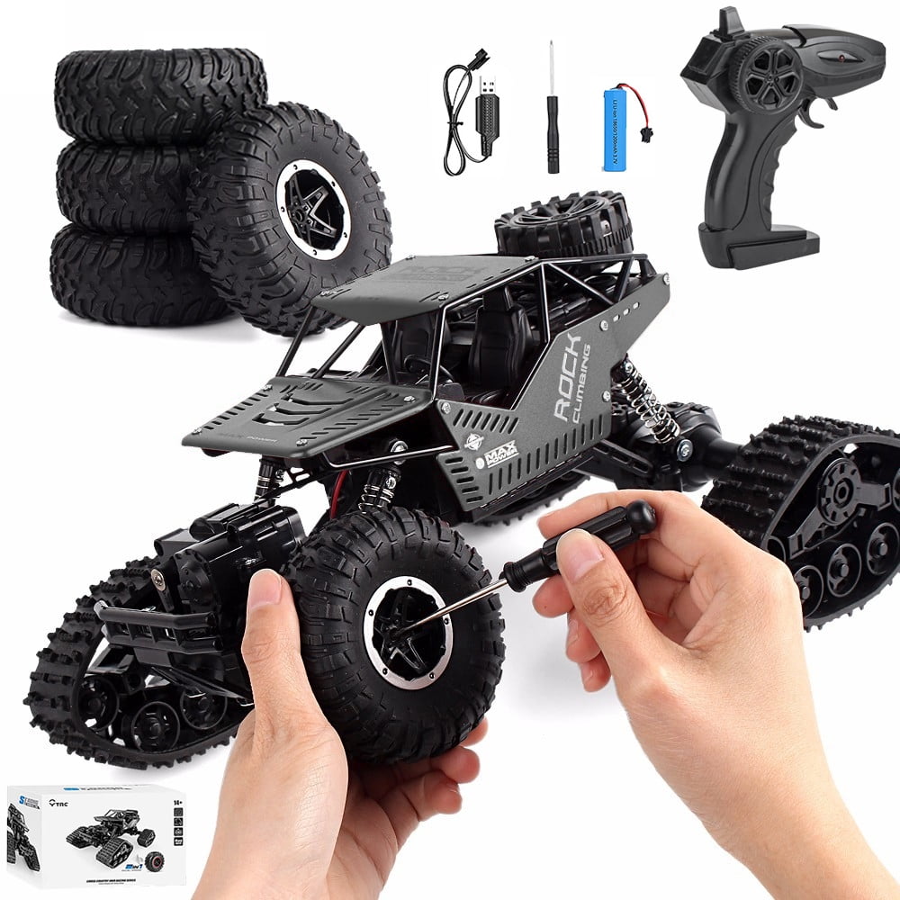 2 in 1 Remote Control Car, 1:14 Scale 4WD High Speed Off