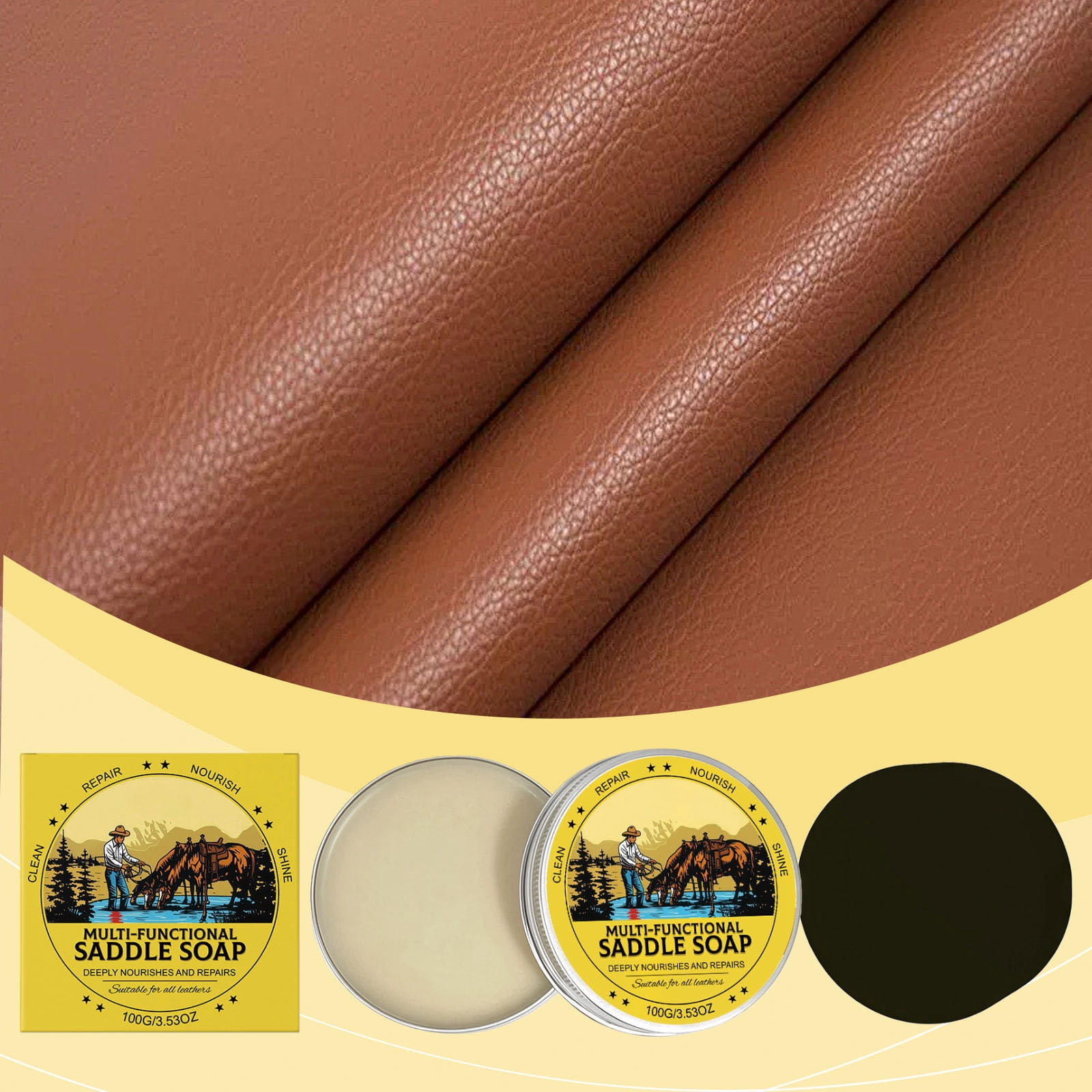 Saddle Soap for Leather Care - Clean and Maintain Saddles Effectively