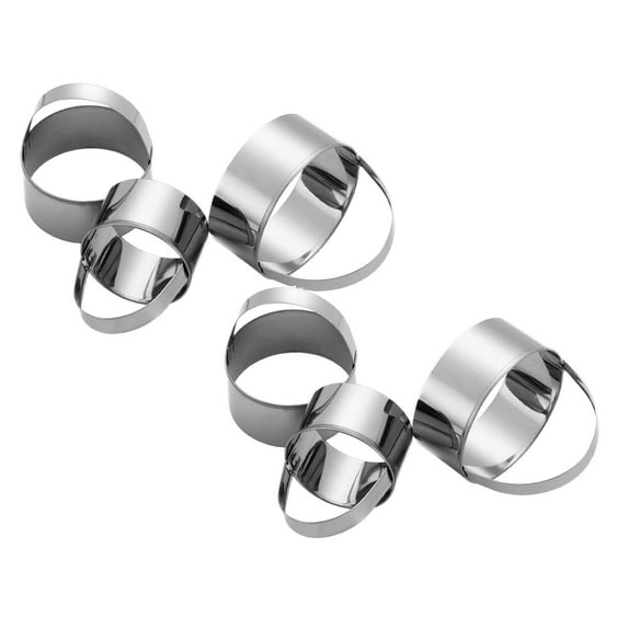 2/1 Sets Cookie Cutter Set (3 Pieces/Set), Stainless Steel Round Cookies Cutter with Handle, Round Flat Baking Dough Tools