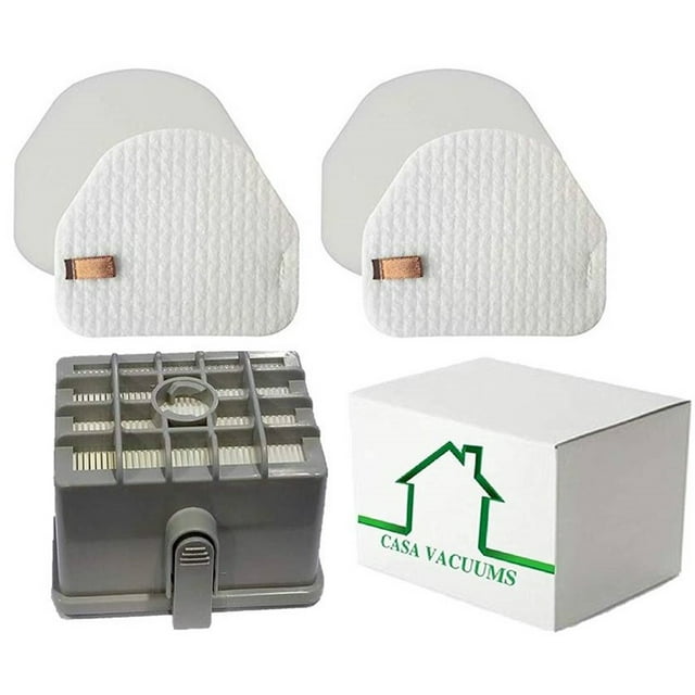 2 + 1 Shark DuoClean Slim Upright Vacuum Filter Kit; Hepa, 2 Foam + 2