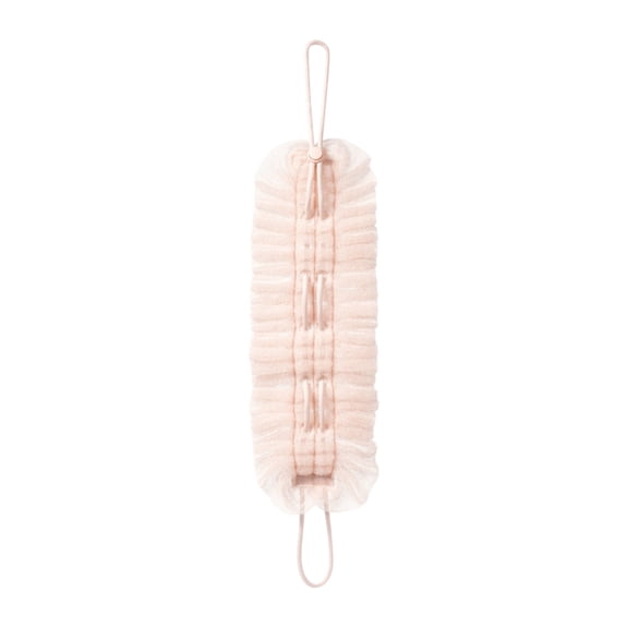 2 In 1 Shower & Back Scrubber Exfoliating Back Scrubber Long Body Scrub Sponge Shower Loofah with Handle for Women Men Clean Body Washing Pig Brushes