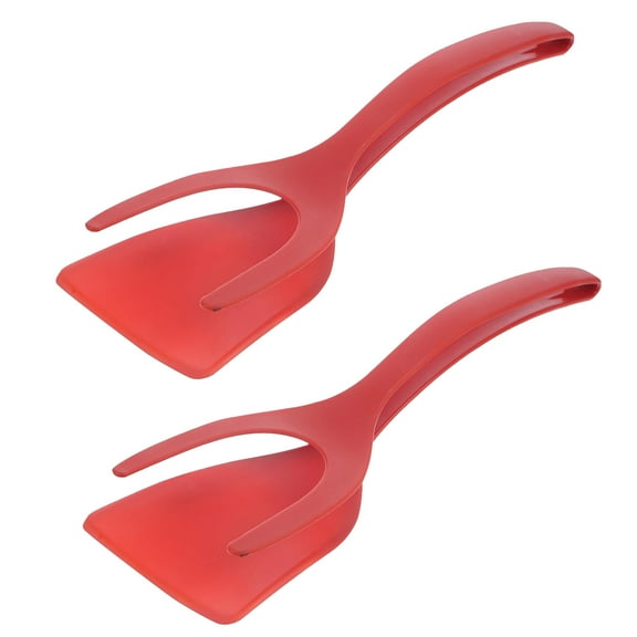 2 in 1 Spatula and Tongs | Two in One Spatula | 2 in 1 Grip and Flip Spatula Tongs | Egg Spatula Flipper Tong Fish Pancake French Toast Omelet Making Cooking Tongs for Home Kitchen Baking Cooking(RD2)