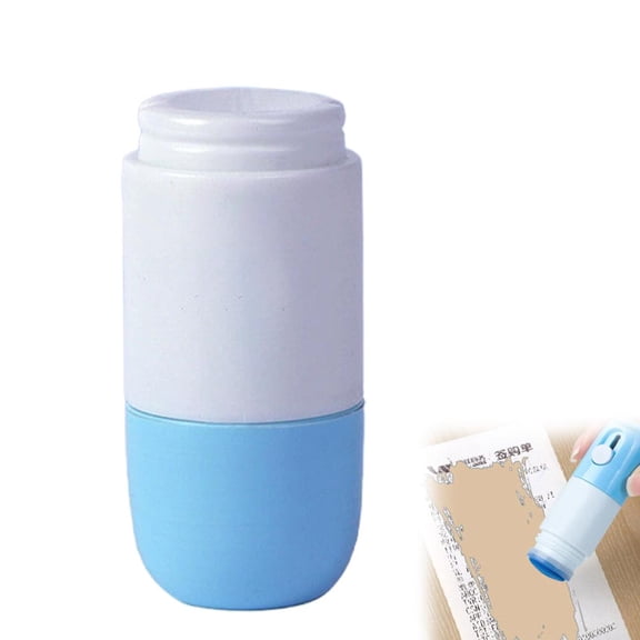 2 in 1 Thermal Paper Privacy Wipe Box Cutter, Thermal Ink Remover, Portable Quick Thermals Data Paper Eraser Pen Identity Protection Roller Stamp, Label Correction Marker for Package