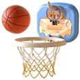 thumbnail image 1 of RUIG Basketball Hoop for Toddlers 1-3, Mini Indoor Basketball Hoop with Scorer, Easter Basket Stuffers for Toddler, Foldable Suction Cup Door Mount Toy, Kids Easter Gift 2-4 Year, 1 of 5