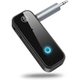 thumbnail image 1 of 2 In 1 Transmitter Receiver with Noise Cancelling Bluetooth 5.0 Receiver for Car Upgraded Aux Bluetooth Adapter 3.5mm Answer Calls for Home Stereo System Headphones Speakers, 1 of 6
