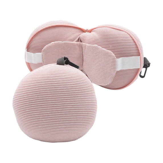 2 In 1 Travel Neck Pillow, Memory Foam U Shaped Neck Pillow With Eye Mask, Airplane Travel Pillow For Sleeping, Office Nap Head Support Cushion, Portable Car Train Flight Neck Cushion