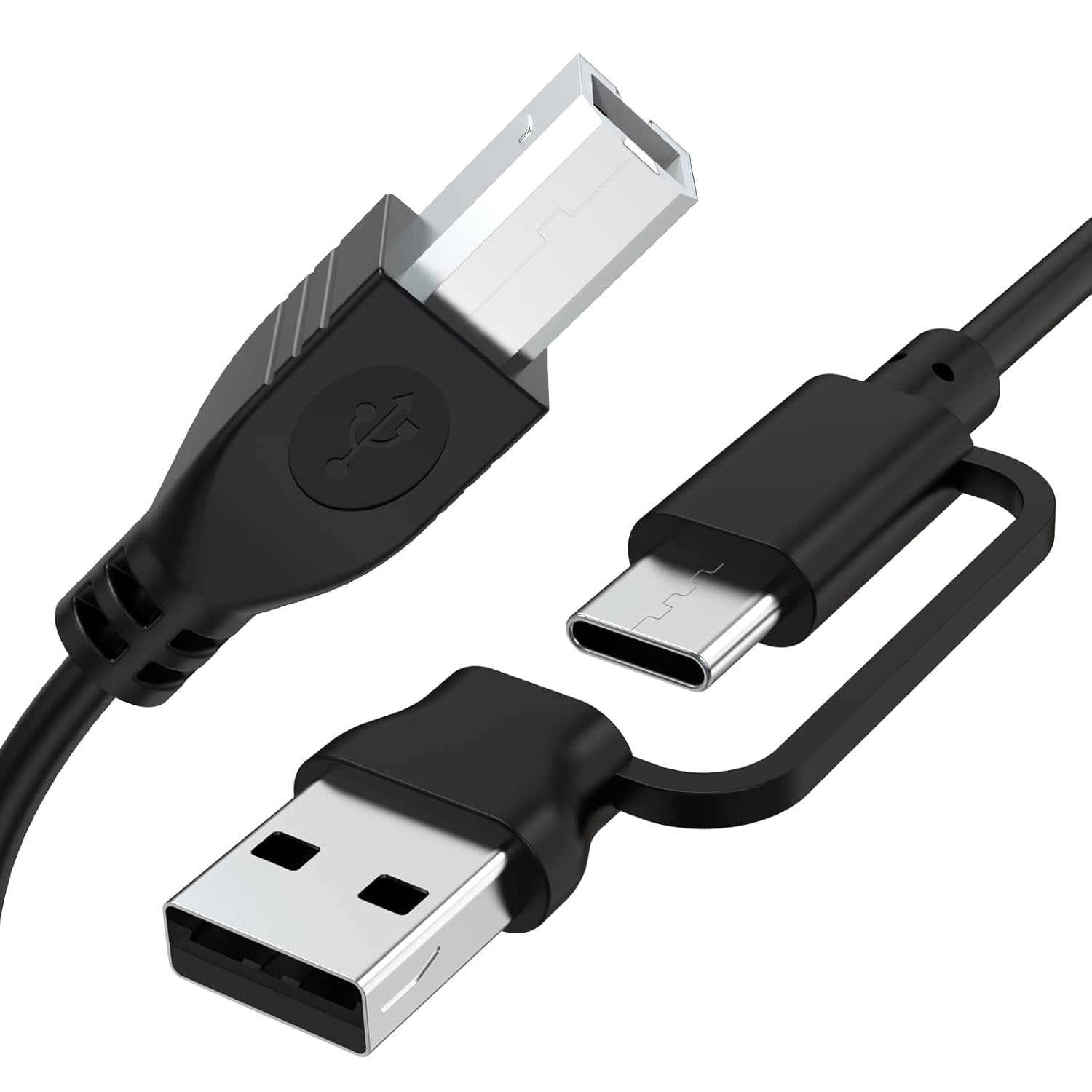 USB Cable For Brother MFC Printer Models 9010CN, 7340, 7345N, 7360N, 7365N - Data Transfer