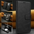 thumbnail image 1 of 2 in 1 Wallet Case for Apple iPhone 15, [Compaitble with Magsafe] Magnetic Detachable Back Cover Cards Slots Flip Stand Magnetic Closure Shockproof Bumper Phone Case Cover for Women Men, Black, 1 of 10