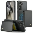 thumbnail image 1 of 2 In 1 Wallet Case for Samsung Galaxy S25+ Plus, Detachable Magnetic Back Cover Cards Holder Premium PU Leather Stand RFID Blocking Bumper Shockproof Case Cover for Samsung Galaxy S25+, Black, 1 of 10