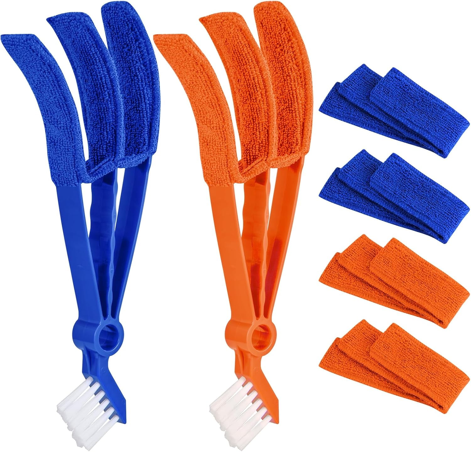 2 in 1 Window Blind Cleaner Duster Tool,Dual Brush Head,with 4 ...