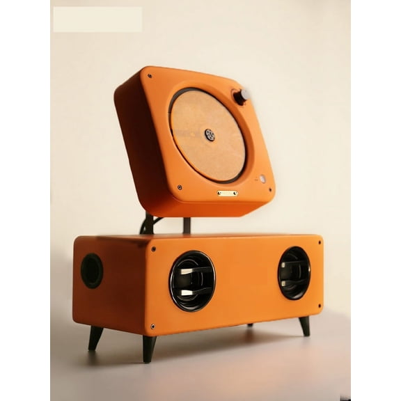 2.1-channel CD Player Desktop All-in-one Physical Album CD Retro Disc Player CD Player ,Bike Audio