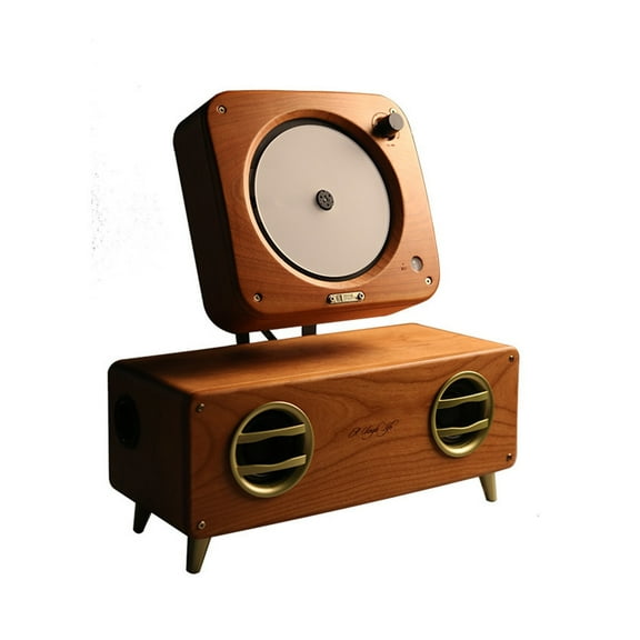 2.1-channel CD Player Integrated Physical Album CD Retro Disc Player Solid Wood CD Player