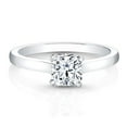 thumbnail image 1 of 2.10 Ct Cushion Cut Beautiful Lab Created Diamond Wedding Ring for her 14K White Gold Size 10.5, 1 of 7