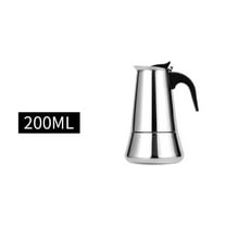 2-10 Cup Stainless Steel Espresso Maker-Cup Stove Top Coffee Percolator Moka Pot