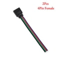 thumbnail image 1 of 2/10 Pcs RGB RGBW LED Strip Light For 3528 5050 4 pin 5 Pin Wire  Adapter Male Female Connector 2PCS 4PIN FEMALE, 1 of 8