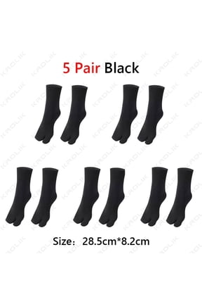 2/10 Pcs Two Toes Socks Japanese Style Clog Socks Polyester Toe Separation Socks Kimono Flip Flop Sandal Split Toe Unisex Sock