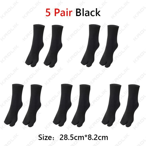 2/10 Pcs Two Toes Socks Japanese Style Clog Socks Polyester Toe Separation Socks Kimono Flip Flop Sandal Split Toe Unisex Sock