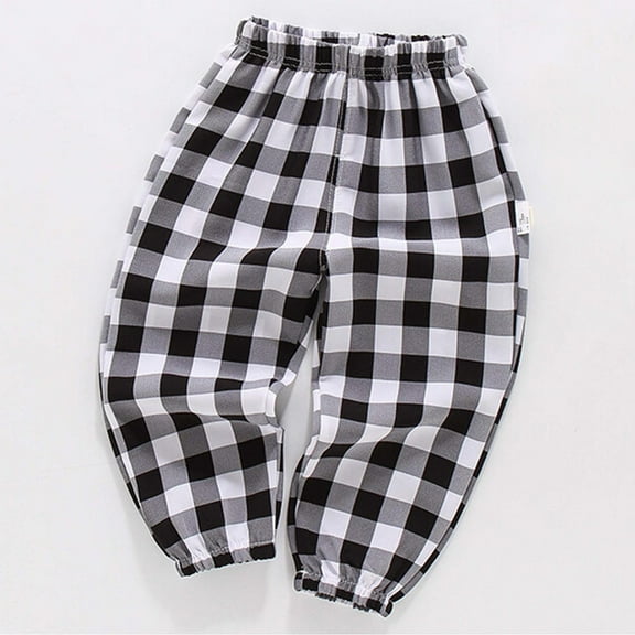 2-10 Years Children's Lantern Haren pants Breathable Loose Fit Elastic Waist Long Pants for Boys Girls