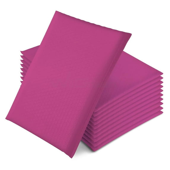#2 100 PCS 9x11 Inch Bubble Mailers, Padded Envelopes Bags with Peel and Seal for Gift, Packing and Shipping, Keep Safe and Protected, Pink (Usable Size: 8x11 Inch)