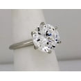 thumbnail image 1 of 2.10Ct Round Cut Lab Created Diamond Women's Ring 14K White Gold Plated, 1 of 3