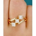 thumbnail image 1 of 2.10Ct Round Cut Simulated Diamond Women's Engagement Gift Ring 14K Yellow Gold Plated, 1 of 5