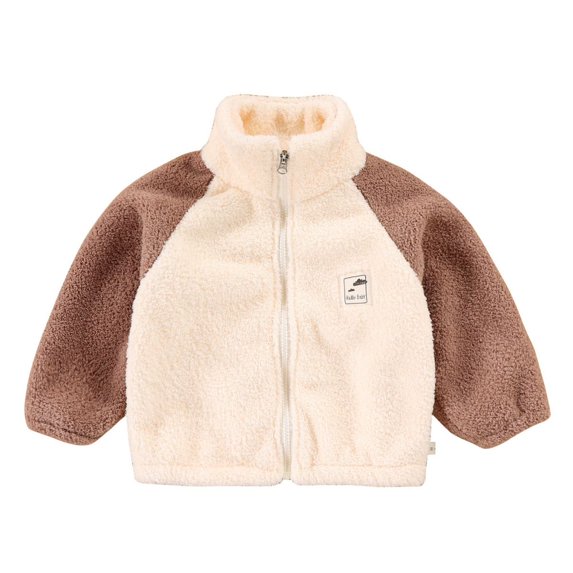 Baby Girls Boys Winter Fleece Coat Toddler Kids Jacket Warm Outwear Cardigan Fall Winter Outfits 2-10 Years