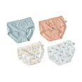 thumbnail image 1 of 2-10T Little Girls' soft and breathable Comfort Panty Briefs Toddler Undies Cotton Bikini Underwear Pack of 4, 1 of 4