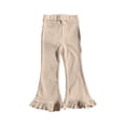 thumbnail image 1 of 2-10T Toddler Little/Big Girl Leggings Flare Pants Yoga Bootcut Pants Solid Bell Bottoms, 1 of 7