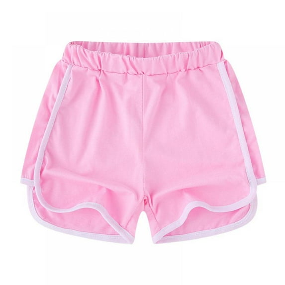 2-11Years Girl's Short Beach Pants Swim Trunk - or Athletic Shorts Cotton Active Running Short