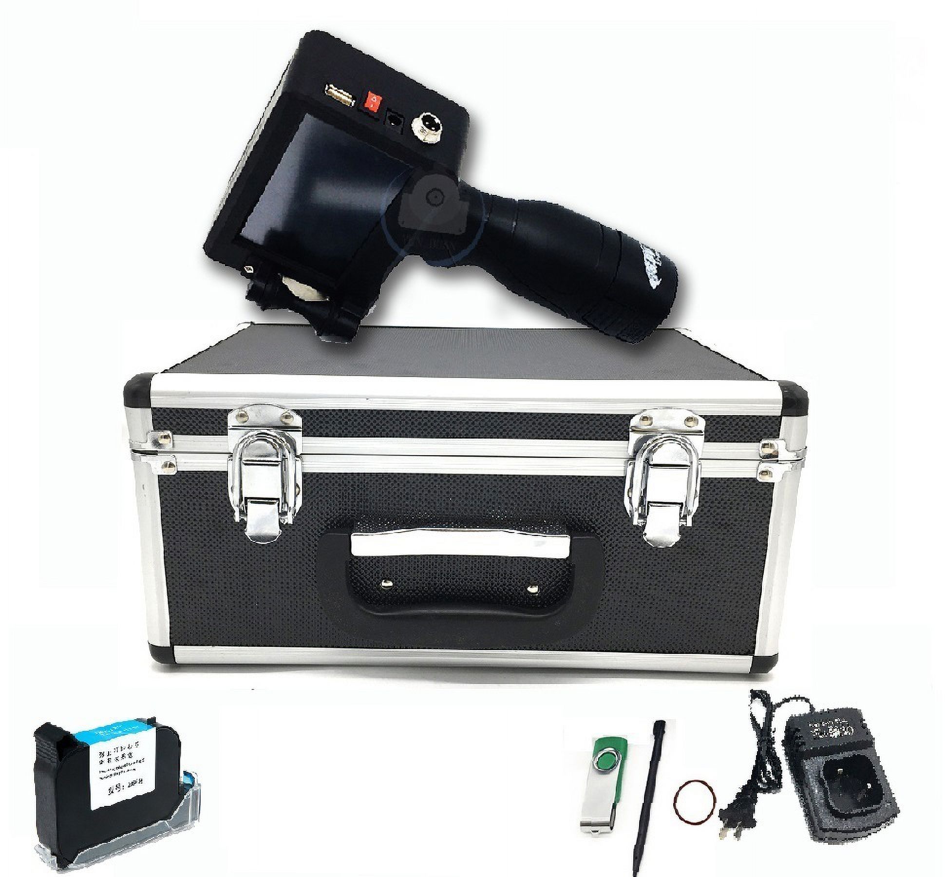 2-12.7mm Handheld Inkjet Printer, Smart Touch Coder, Label Printer USB Import QR/Barcode/Logo Printer ,Fast Printing