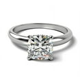 thumbnail image 1 of 2.12 Ct Excellent Cushion Diamond Wedding Rings for Women Solid 18K White Gold, 1 of 8
