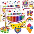 Seo2 3d Drawing 2×12 Pack 3D Magic Popcorn Pens – Heat-Activated Puffy Drawing Pens for ...
