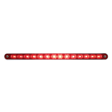 (2) 12" Red LED Truck Trailer RV Brake Stop Turn Tail Lights