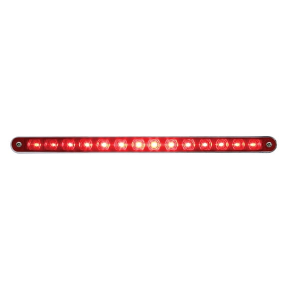 (2) 12" Red LED Truck Trailer RV Brake Stop Turn Tail Lights