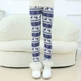 thumbnail image 1 of 2-12 Years Girls Winter Thick Warm Fleece Lined Leggings Kids Velvet Tights Pants, 1 of 7