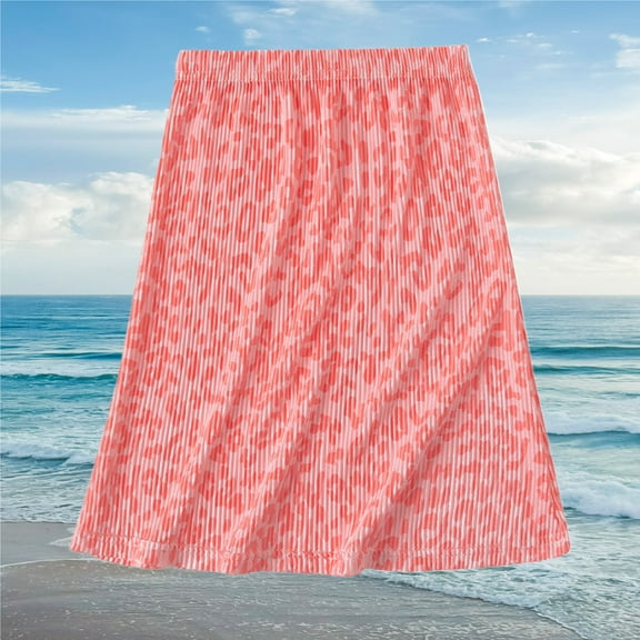 2-12 Years Ice Silk Skirt For Children Girls Loose And Breathable Pleated Skirt Casual Skirt Skirt Dress Girl Cute Summer Dresses