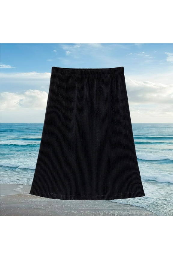 2-12 Years Ice Silk Skirt For Children Girls Loose And Breathable Pleated Skirt Casual Skirt Skirt Elegant Dress Mini Dress