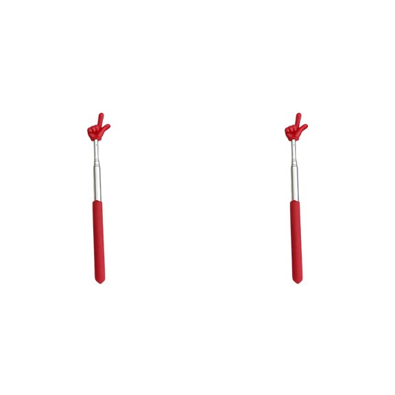 2-12PC Teacher Pointer Stick for Classroom Extendable Telescoping Hand Pointer Retractable Finger Pointing Stick Multipurpose Classroom Essentials for Presentation Whiteboard Reading