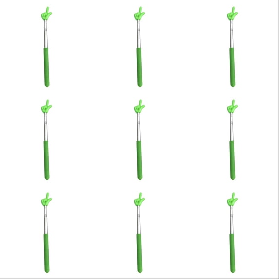 2-12PC Teacher Pointer Stick for Classroom Extendable Telescoping Hand Pointer Retractable Finger Pointing Stick Multipurpose Classroom Essentials for Presentation Whiteboard Reading