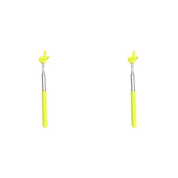 2-12PC Teacher Pointer Stick for Classroom Extendable Telescoping Hand Pointer Retractable Finger Pointing Stick Multipurpose Classroom Essentials for Presentation Whiteboard Reading