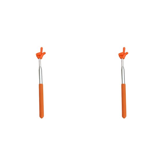 2-12PC Teacher Pointer Stick for Classroom Extendable Telescoping Hand Pointer Retractable Finger Pointing Stick Multipurpose Classroom Essentials for Presentation Whiteboard Reading