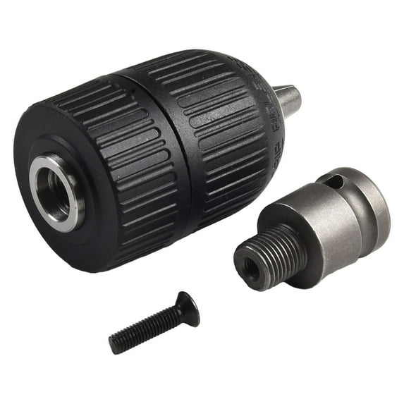 2-13Mm 1/2 Inch Keyless Drill-Chuck Screwdriver Impact Driver Adapter Hex Shank