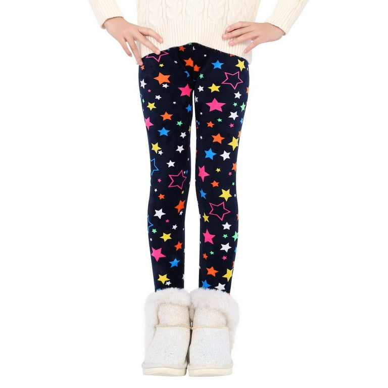 Little girls fleece lined leggings hotsell