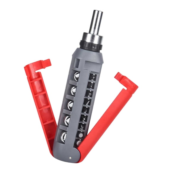 2. 14-Piece Multi-Angle Ratcheting Screwdriver Set, Compact Ergonomic Grip & Construction for Tight Space Repairs