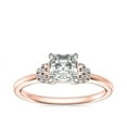 thumbnail image 1 of 2.15 Carat Asscher Cut (D/VVS1) Moissanite Beautiful Engagement Ring for Girls Solid 18K Rose Gold Size 3 by Diamond-Capitals, 1 of 6
