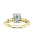 thumbnail image 1 of 2.15 Carat Radiant Cut Moissanite Diamond New Solitaire Engagement Ring for Women in Solid 18K Yellow Gold Size 7 by Diamond-Capitals, 1 of 8