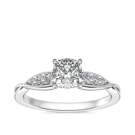 2.15 Carat Shiny Cushion Cut Natural Diamond (F-G/VS1) Engagement Ring for Gifts Solid 950 Platinum Size 7 by Diamond-Capitals