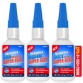 thumbnail image 1 of 2/150/2000 CPS (Thin/Medium/Thick) CA Glue, Cyanoacrylate Super Glue Wood, Glass, Metal, Paper, Leather, Plastic, Ceramic, Rubber, Jewelry, Woodworking, Hobby Models, and Craft Project 60g(2oz), 1 of 3
